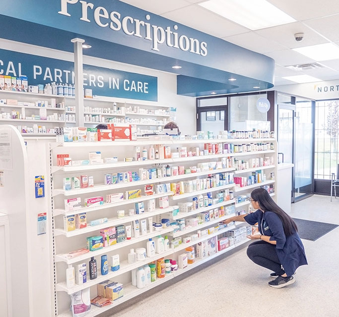 Pharmacist Organizing Medications