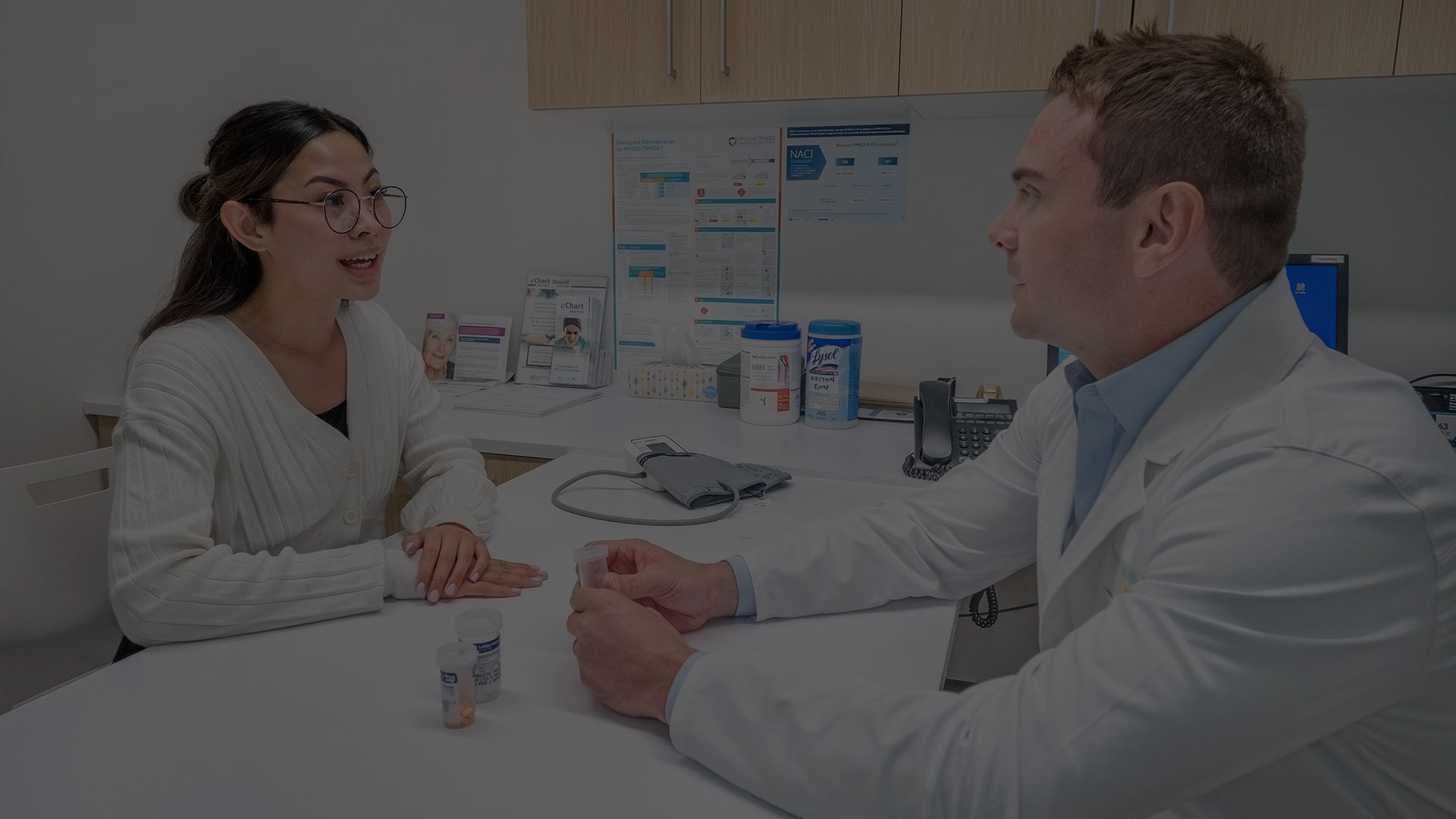 Pharmacist Consulting a Patient